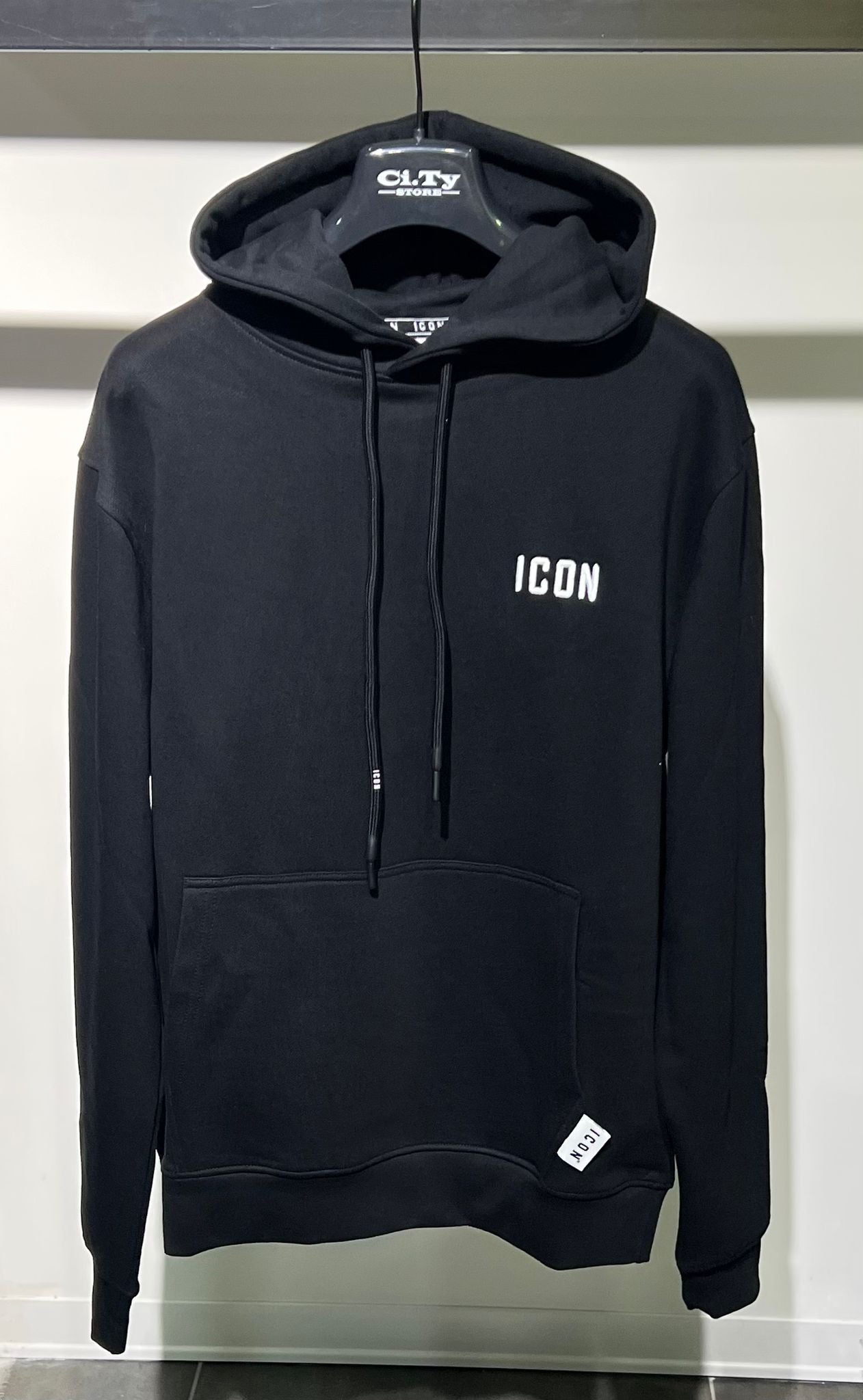 FELPA ICON CON CAPPUCCIO